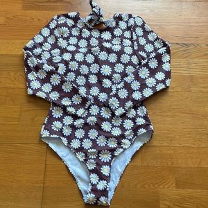 One piece rash guard